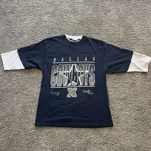 Vintage 90s Chalk Line Dallas Cowboys Football T Shirt Size XL NFL 1991